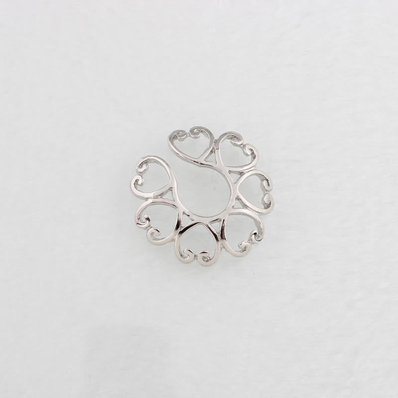 Heart Filigree Adjustable Non-Piercing Nipple Rings - image 3
