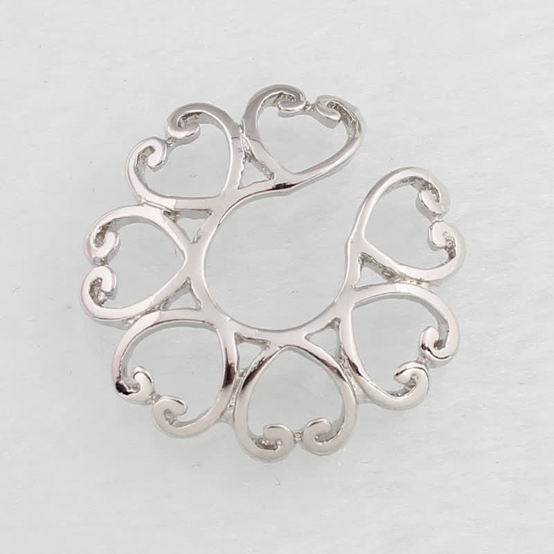Heart Filigree Adjustable Non-Piercing Nipple Rings - image 2