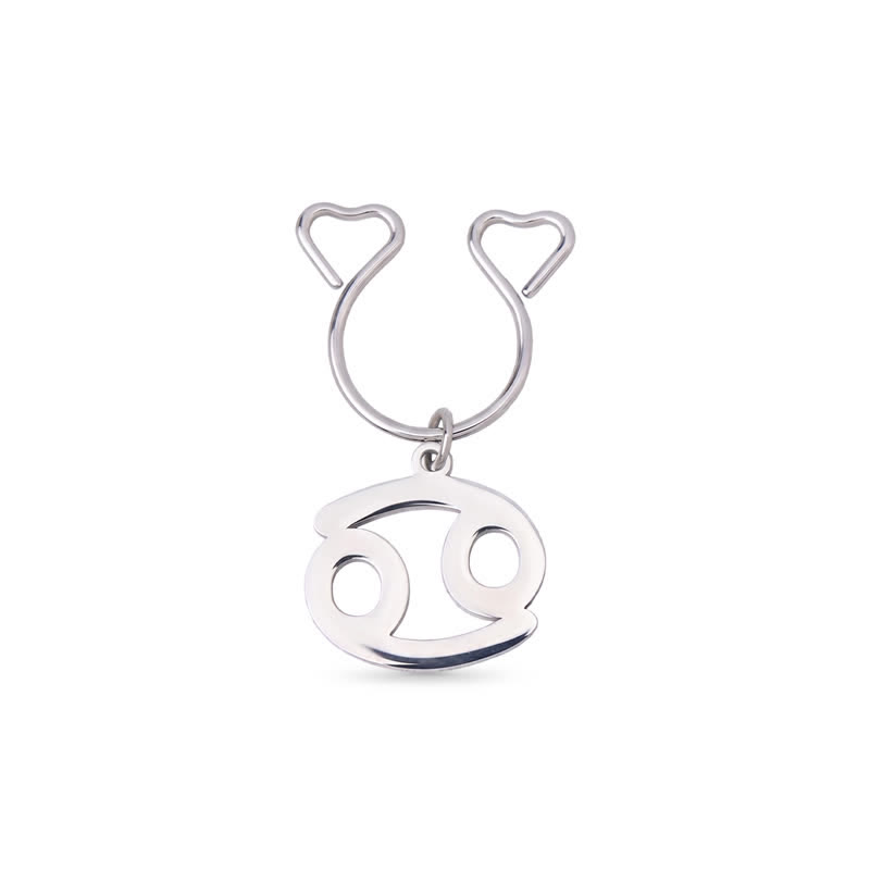 Zodiac Sign Adjustable Non-Piercing Nipple Rings - image 6