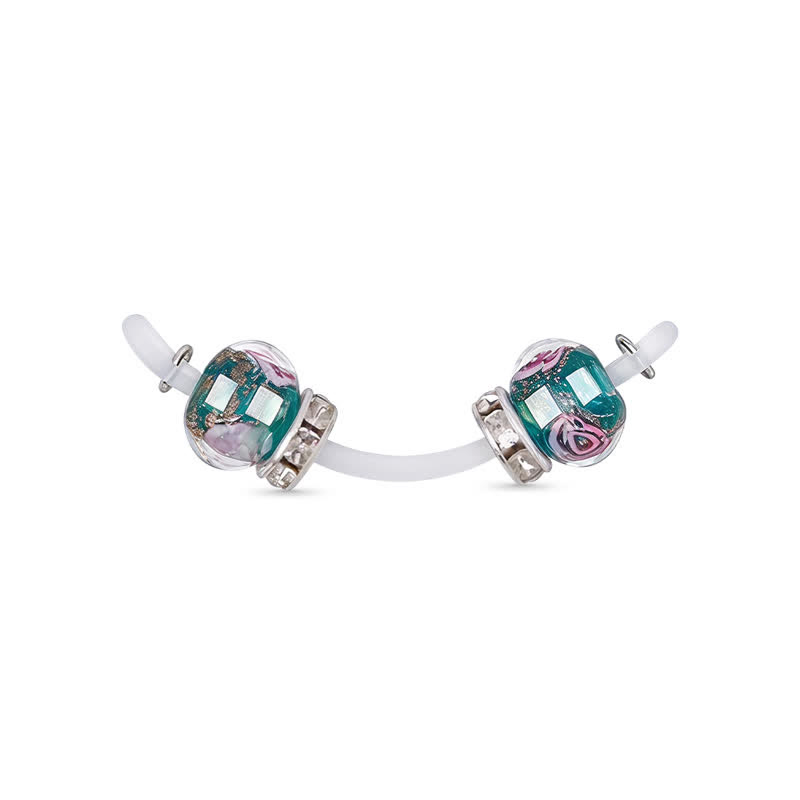 Rose Faceted Adjustable Non-Piercing Nipple Rings - image 1