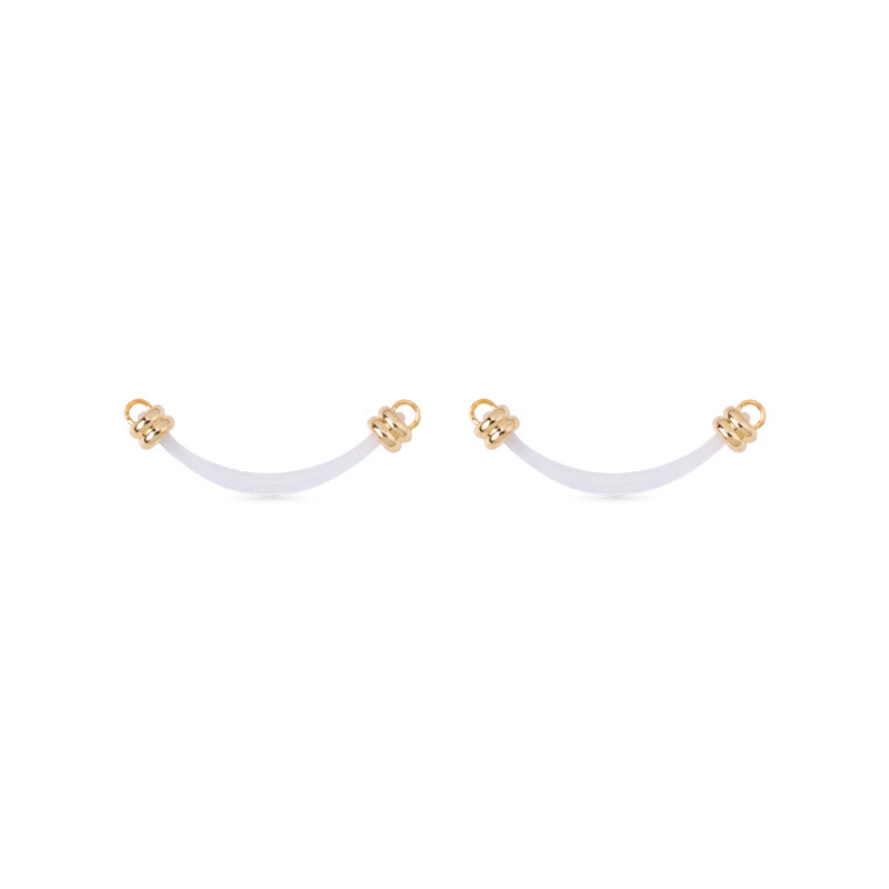 Barbell Adjustable Fake Nipple Rings - Gold - 2 pack (one pair) - image 7