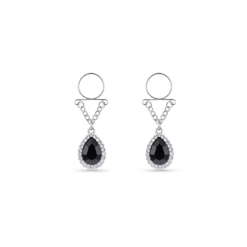Nyxia Adjustable Non-Piercing Nipple Rings - Black - 2 pack (one pair) - image 7