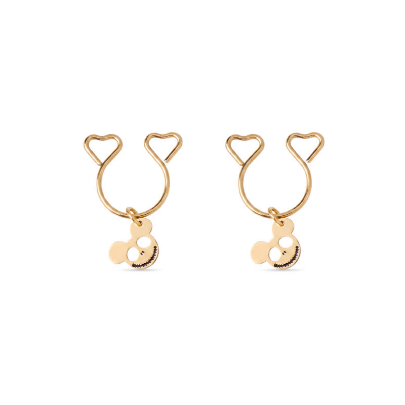 Mouse Heart Adjustable Non-Piercing Nipple Rings - Gold - 2 (a pair) - image 3