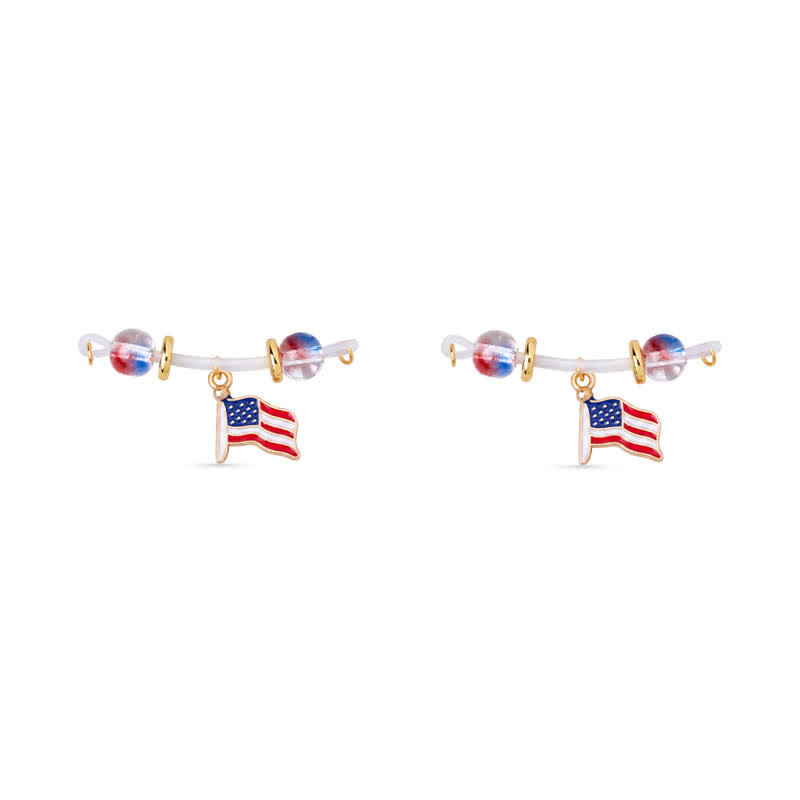 Wavy Stripe Banner Adjustable Non-Piercing Nipple Rings - Multicolor - 2 pack (one pair) - image 4