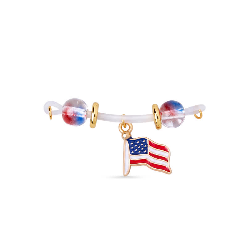Wavy Stripe Banner Adjustable Non-Piercing Nipple Rings - image 1