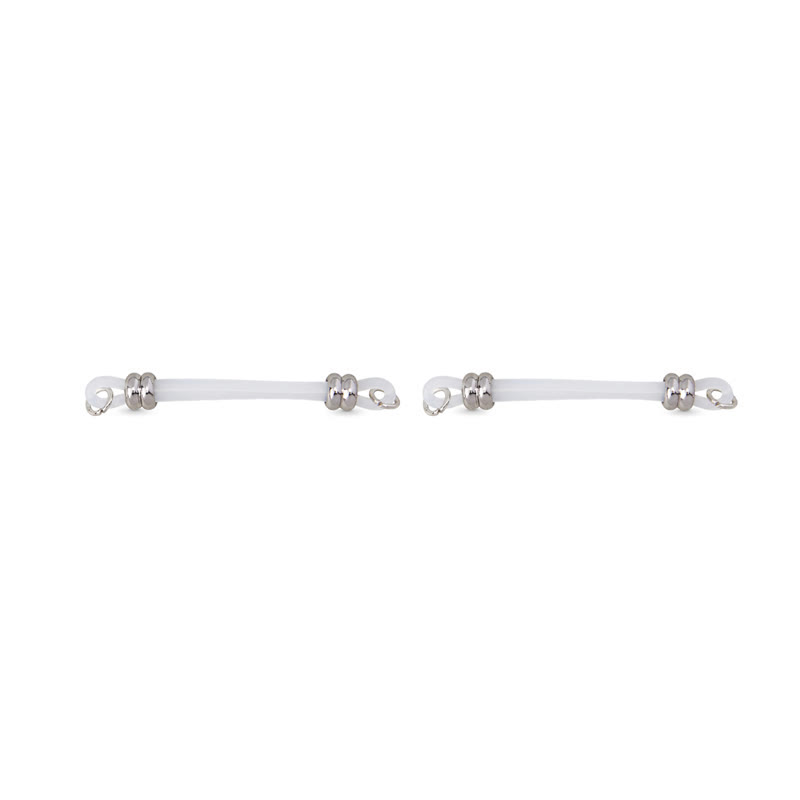 Barbell Adjustable Fake Nipple Rings - Silver - 2 pack (one pair) - image 8