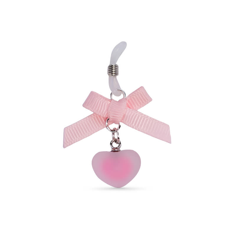 Pink Bow Heart Adjustable Non-Piercing Nipple Rings - image 1