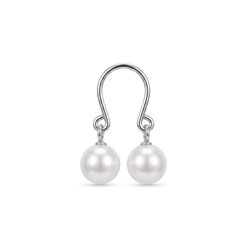 Pearl U-Bend Non-Piercing Nipple Rings - image 1