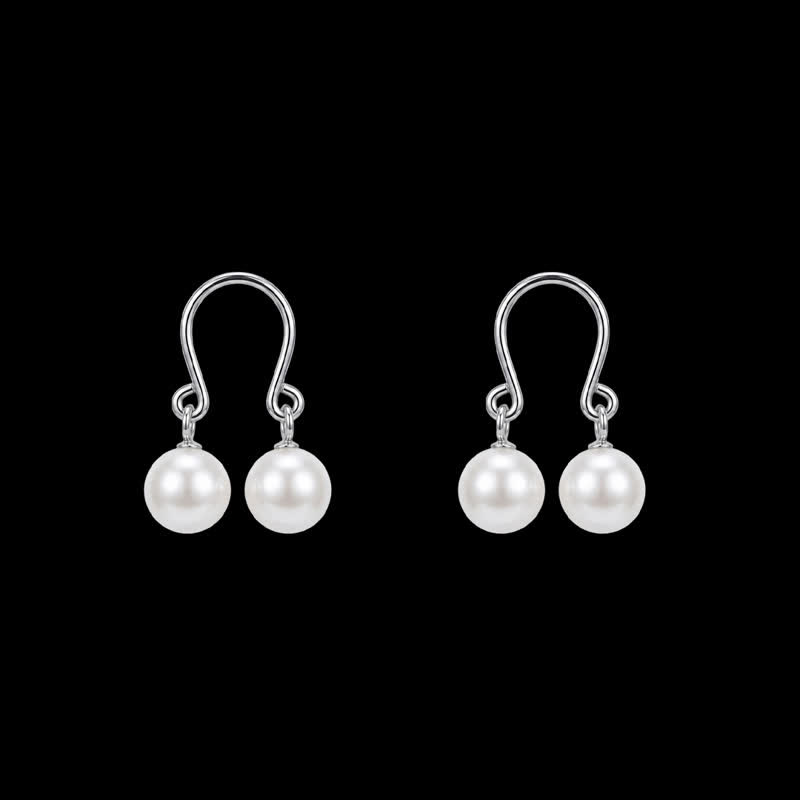 Pearl U-Bend Non-Piercing Nipple Rings - image 3