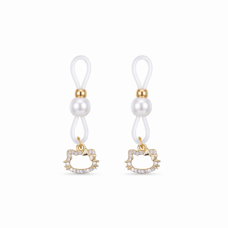 Kitty Cat Non-Piercing Nipple Rings - Gold - image 4