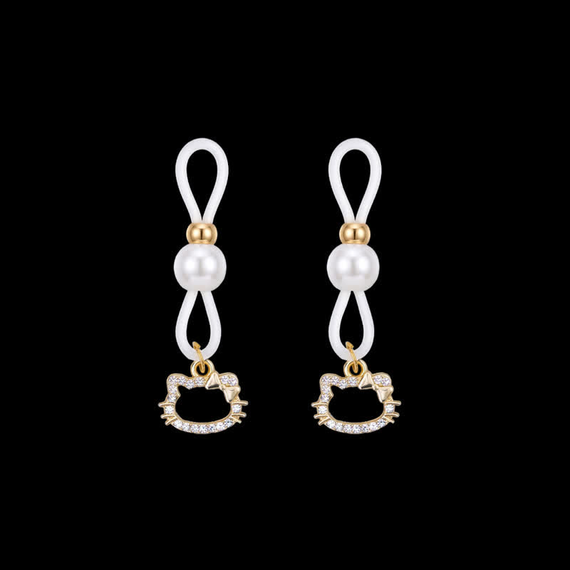 Kitty Cat Non-Piercing Nipple Rings - image 6