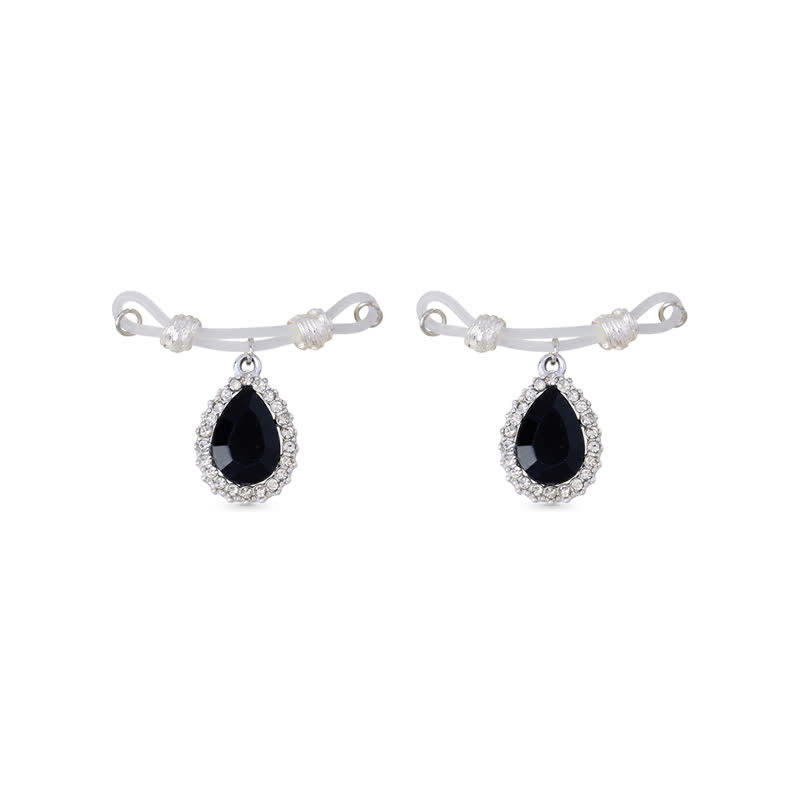Pendant Adjustable Fake Nipple Rings - Black Pendants - 2 pack (one pair) - image 4