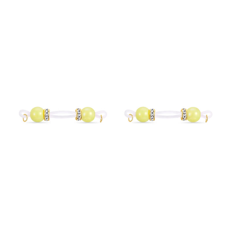 Honey Pop Adjustable Non-Piercing Nipple Rings - Yellow - 2 pack (one pair) - image 3