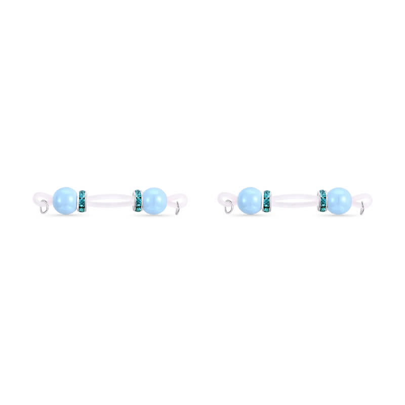 Honey Pop Adjustable Non-Piercing Nipple Rings - Blue - 2 pack (one pair) - image 5