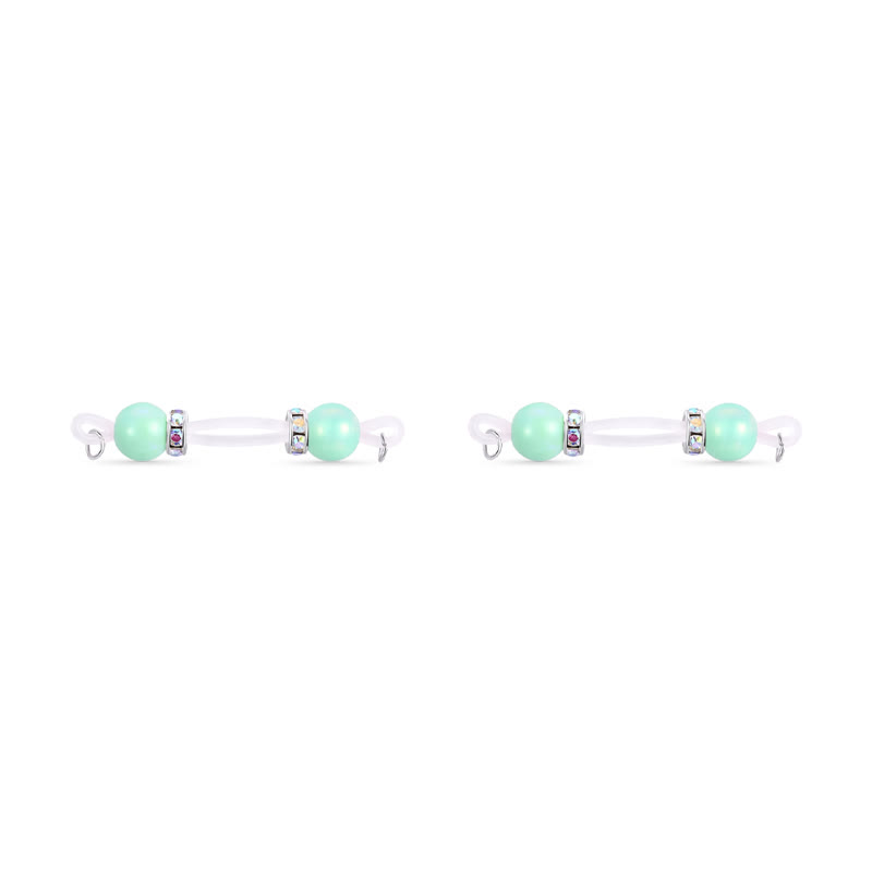 Honey Pop Adjustable Non-Piercing Nipple Rings - Green - 2 pack (one pair) - image 4
