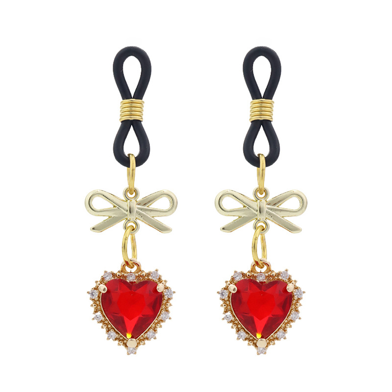 Butterfly Heart Invisible Non-Piercing Nipple Rings - RedB - image 5