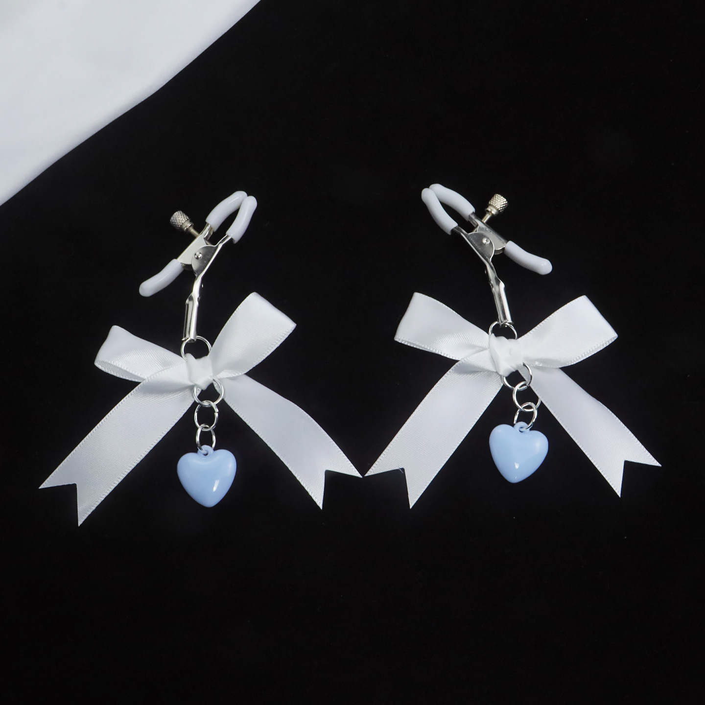 Bow Heart Adjustable Nipple Rings - image 4