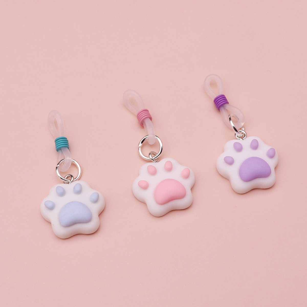 Cat Paw Silicone Loop Non-Piercing Nipple Rings - image 1