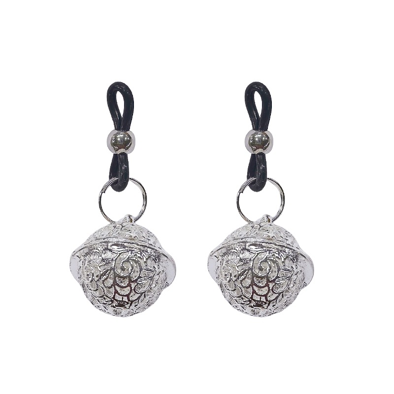 Bell Silicone Loop Non-Piercing Nipple Rings - SilverBell - image 7