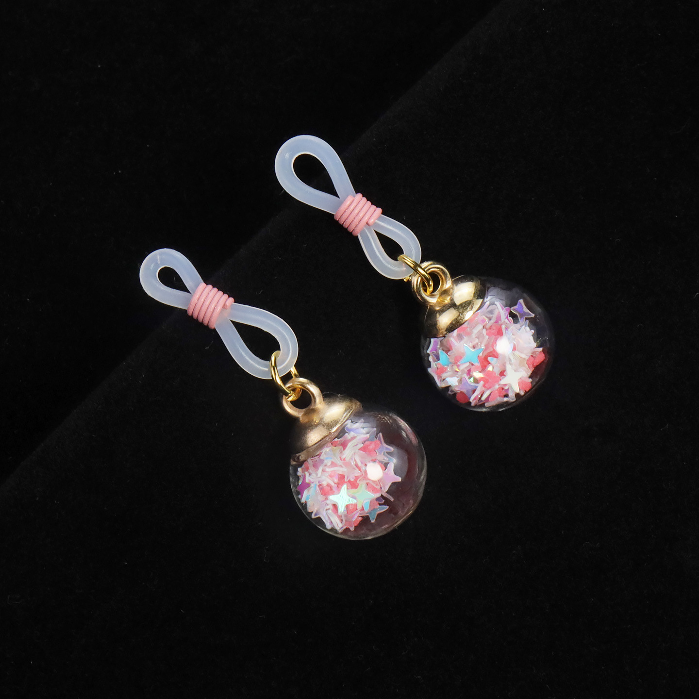 Loop Non-Piercing Nipple Rings - PinkPinkBall - image 2