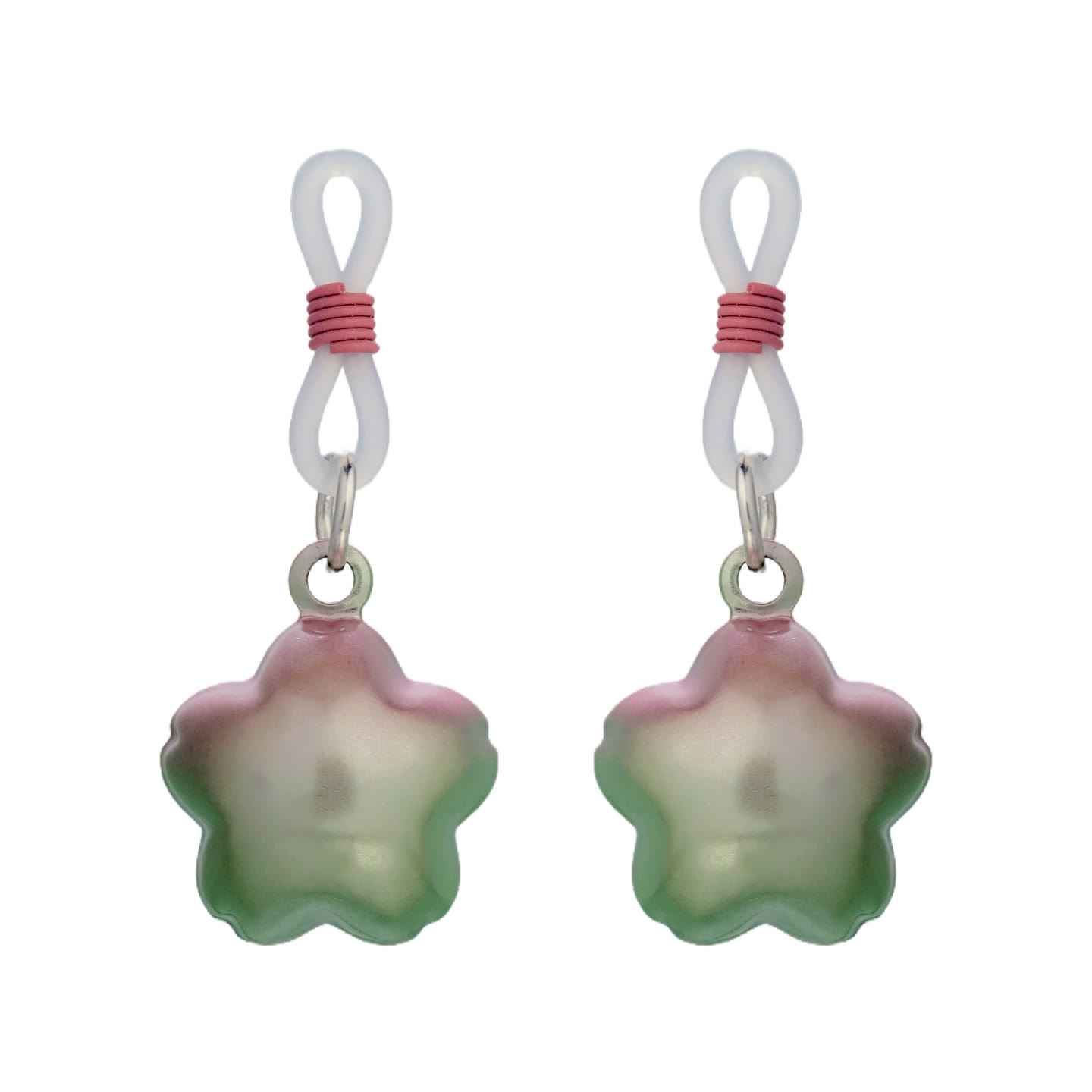 Bell Cherry Blossom Elastic Non-Piercing Nipple Rings - image 1