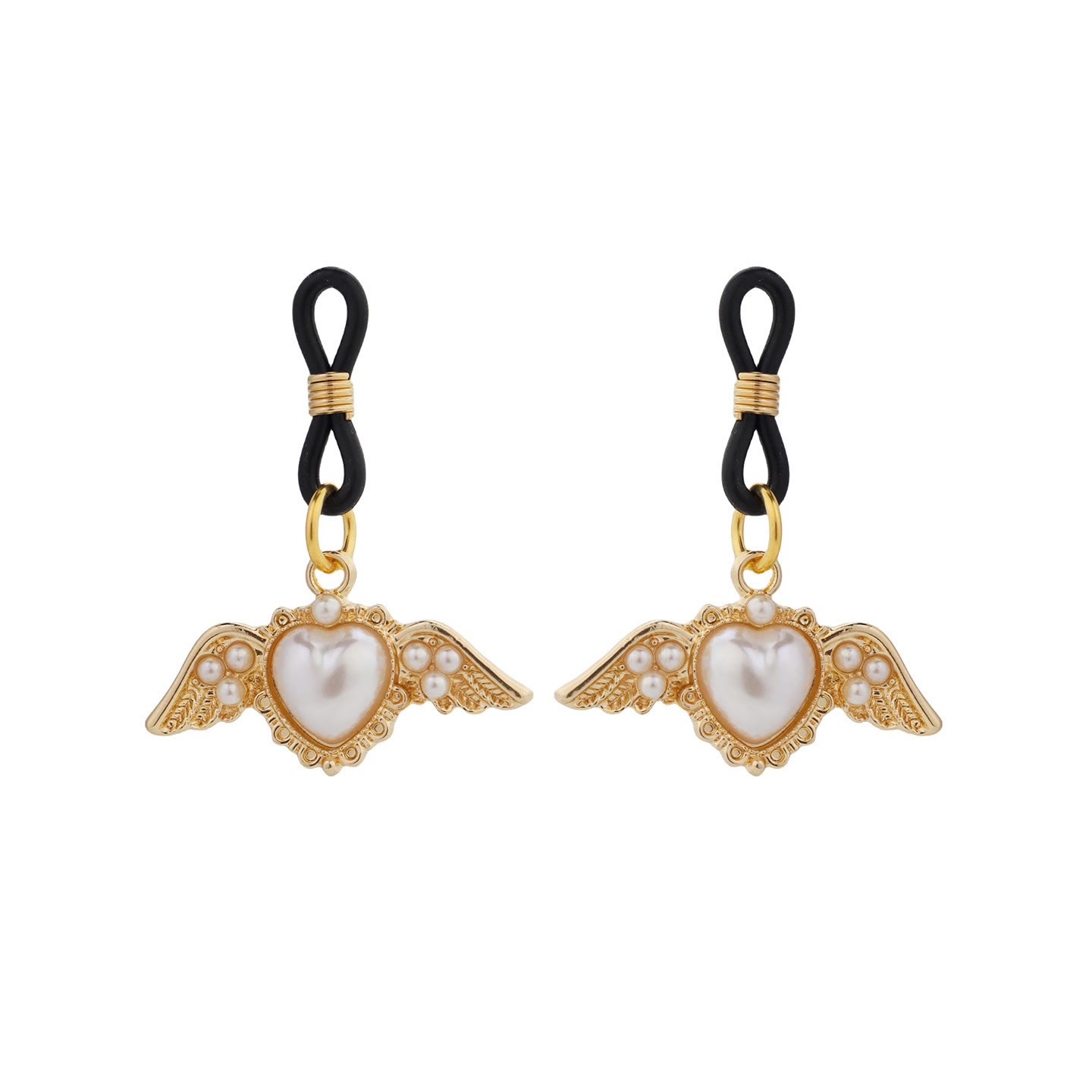 Bell Heart Pendant Adjustable Nipple Rings - WhiteLoop - image 2