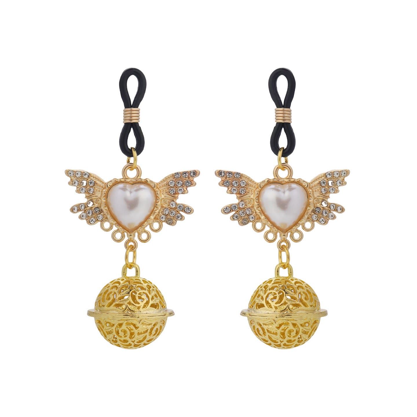 Bell Heart Pendant Adjustable Nipple Rings - BellLoop - image 3