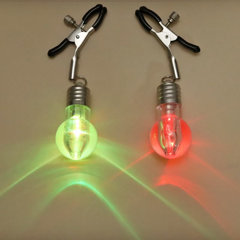 Light Bulb Dangle Nipple Rings - image 2
