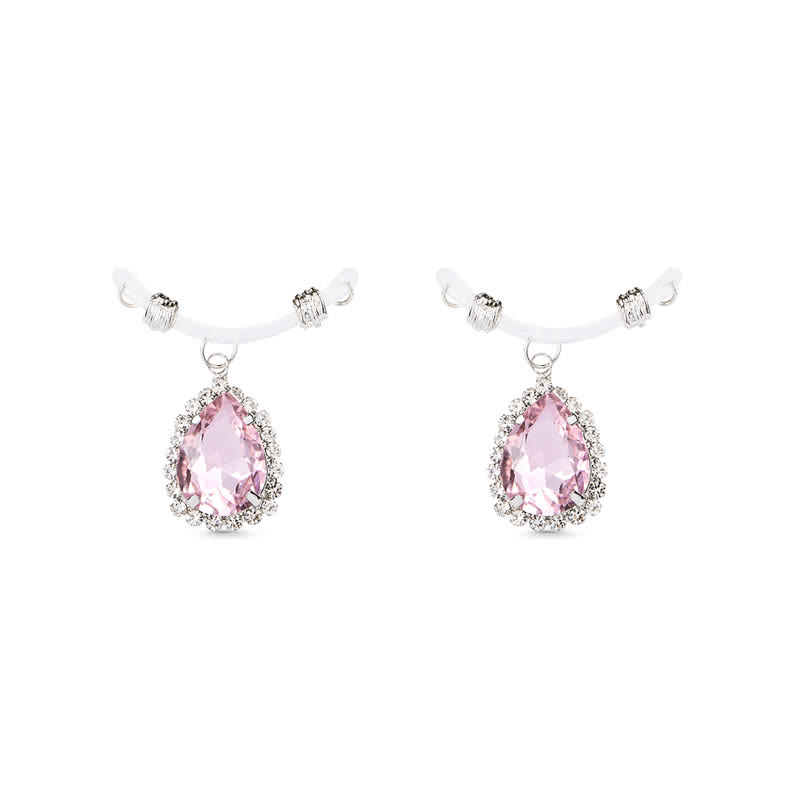 Pendant Adjustable Fake Nipple Rings - Hot Pink Pendants - 2 pack (one pair) - image 5