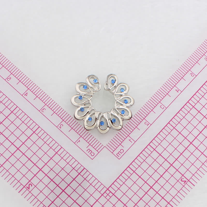 Twin Gem Adjustable Non-Piercing Nipple Rings - image 5