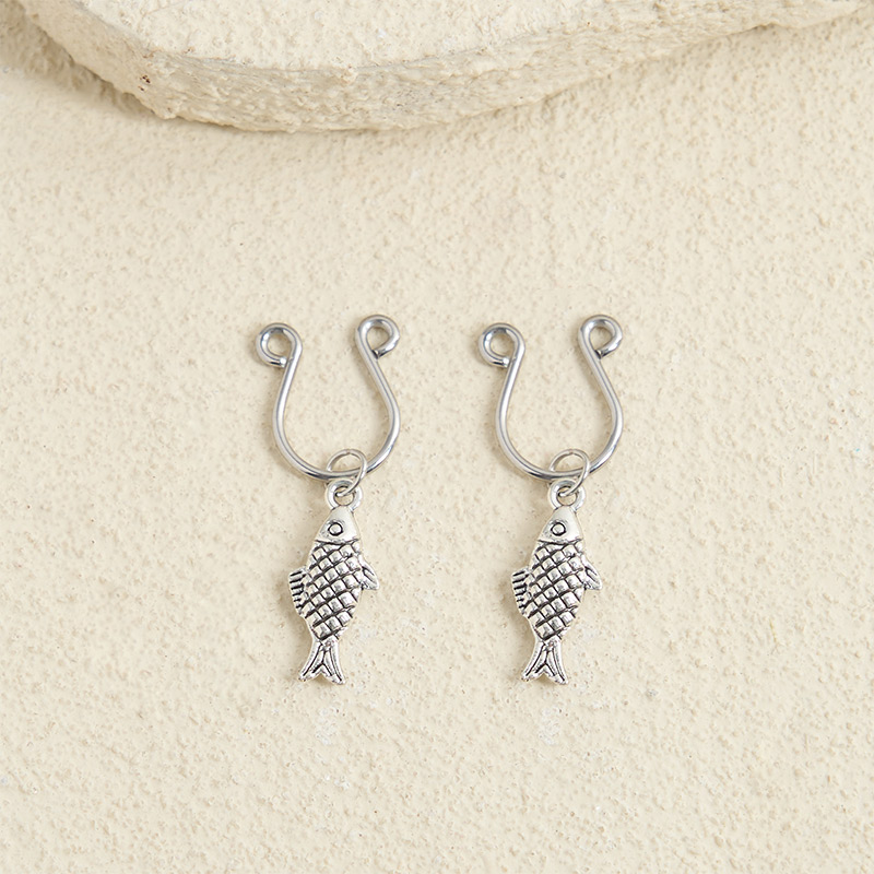 Fish Adjustable Nipple Clamp SM Accessories - Silver - 2 pack (one pair) - image 2