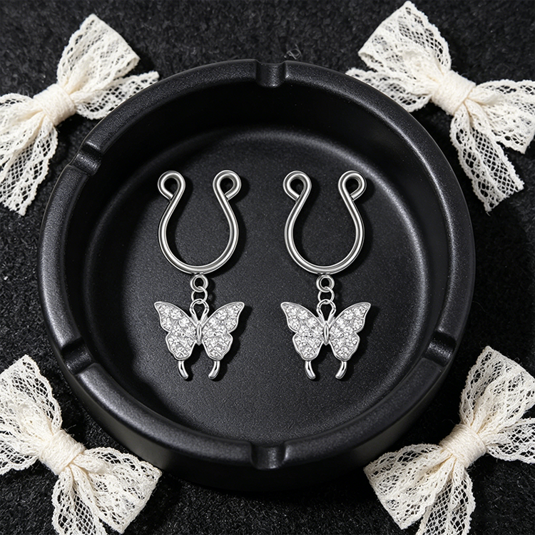 Sparkling Butterfly Adjustable Nipple Clamp SM Accessories - image 1