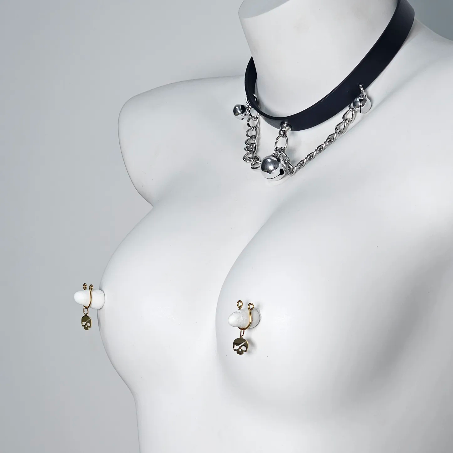 Gold Skull Adjustable Nipple Clamp SM Accessories - image 3