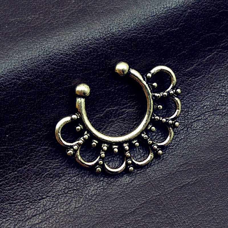 Personalized Hollow Fake Nipple Clamp - Bronze - One pair (2 pieces) - image 5