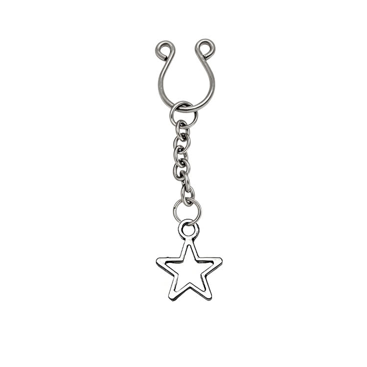Shooting Star Chain Adjustable Nipple Clamp SM Accessories - Silver B - 2 pack (one pair) - image 3