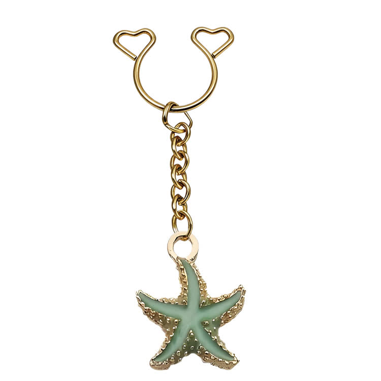 Starfish Chain Adjustable Nipple Clamp SM Accessories - Green - 2 pack (one pair) - image 6