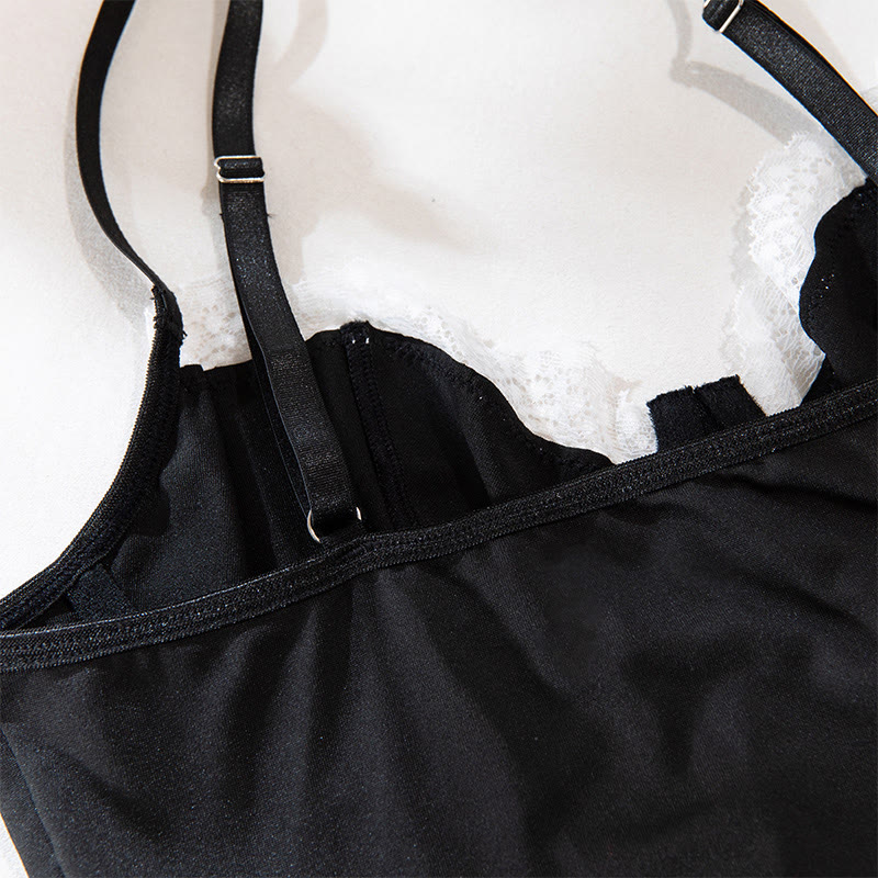 Cosplay Maid Lace Backless Lingerie Set - image 7