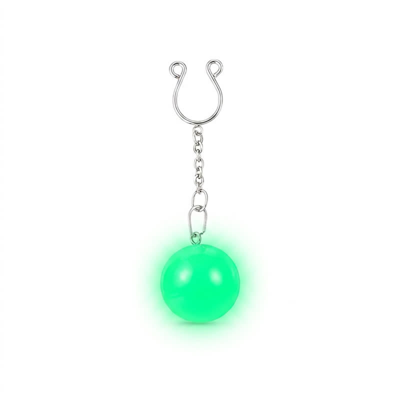Glow Ball Chain Adjustable Non-Piercing Nipple Rings - image 10