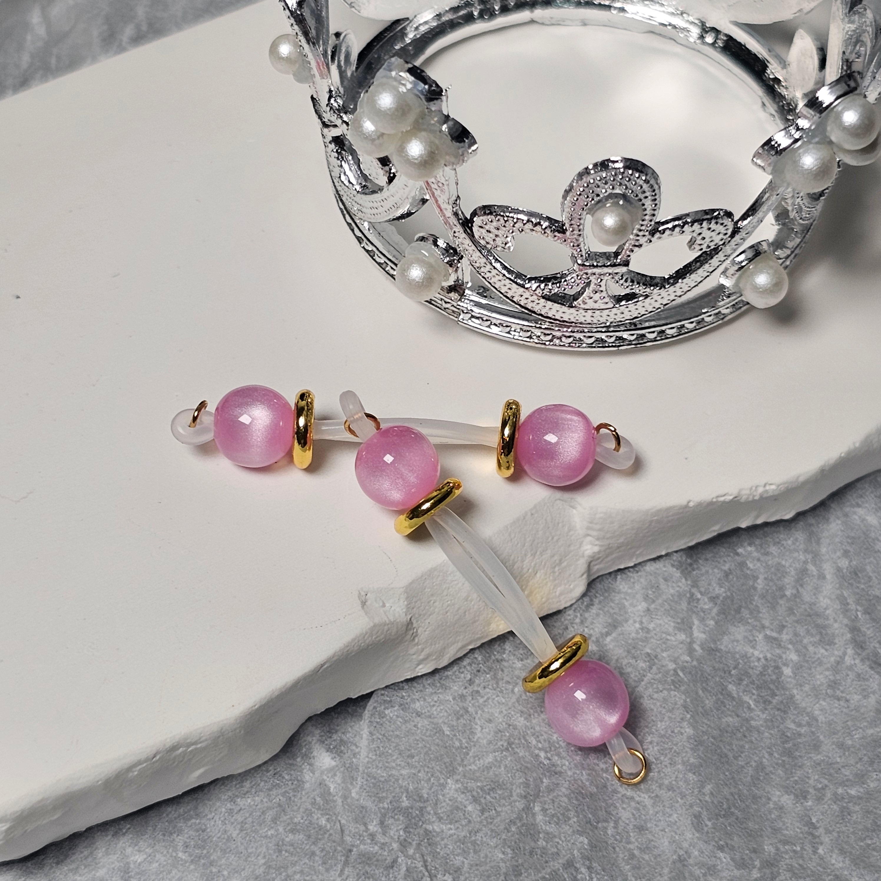 Seduction Spark Crystal Adjustable Non-Piercing Nipple Rings - image 5