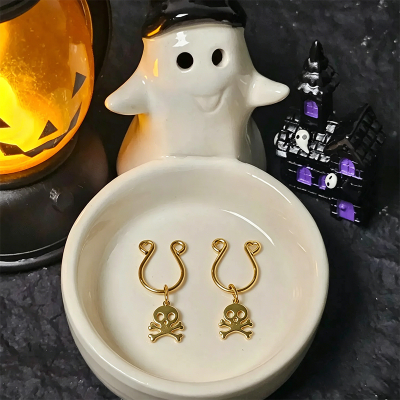Skull Heart Adjustable Nipple Clamp SM Accessories - image 4