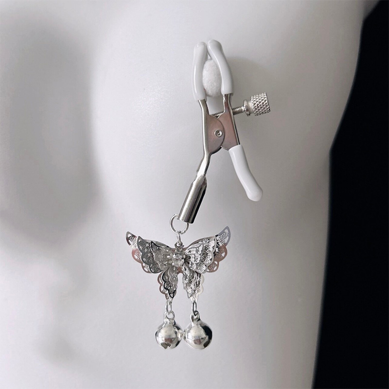 Butterfly Bell Adjustable Non-Piercing Nipple Rings - image 5