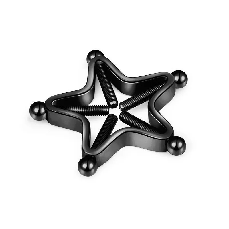 Star Adjustable Non-Piercing Nipple Rings - image 1