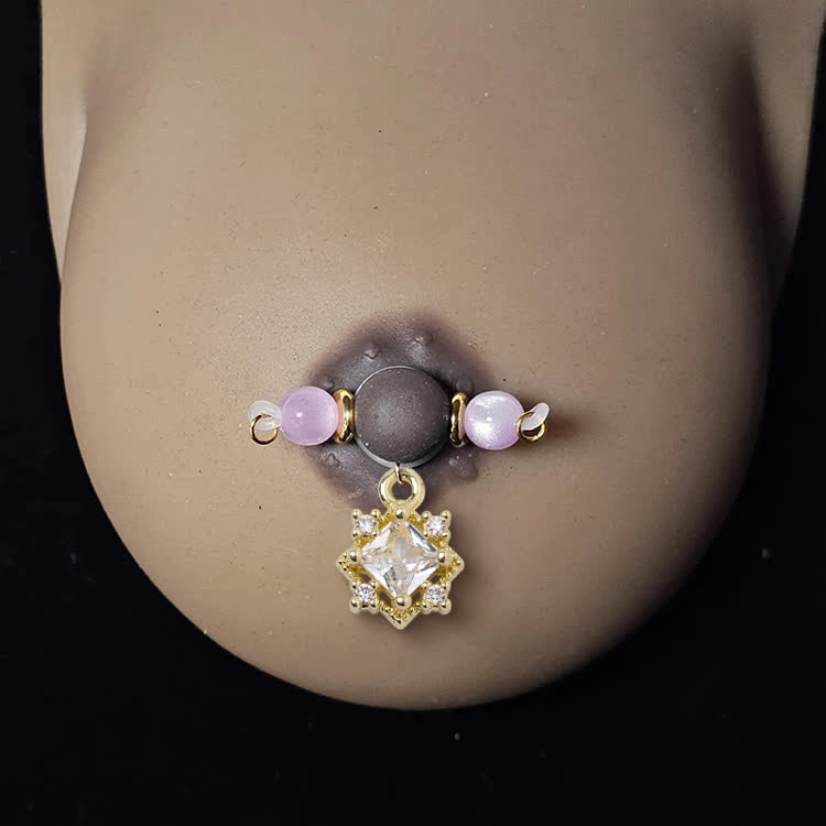 Blue Crystal Adjustable Nipple Clamp SM Accessories - image 3