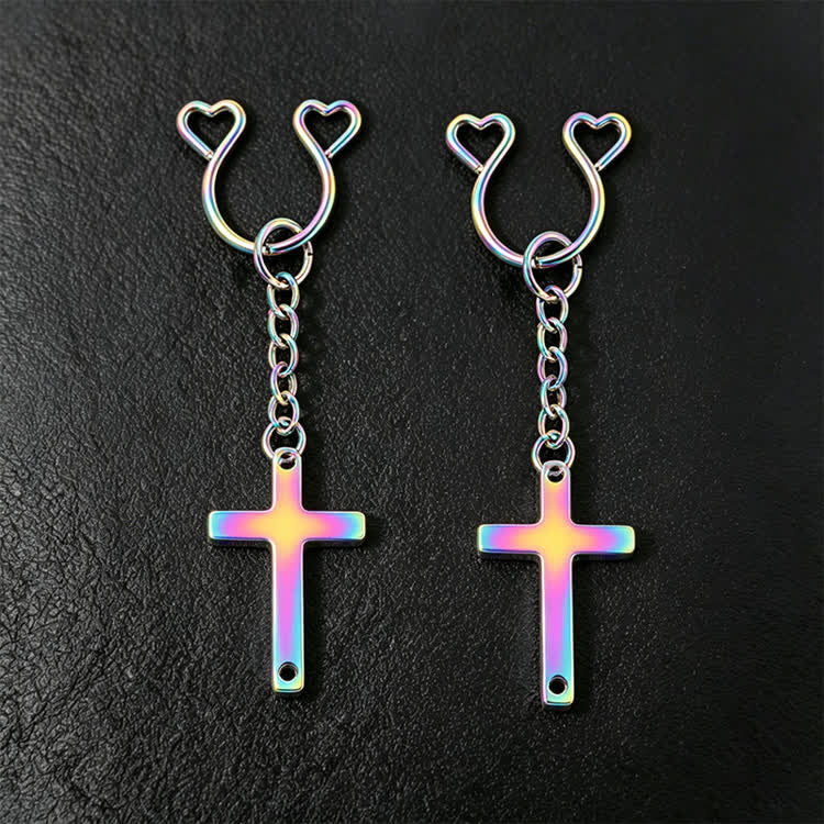 Cross Chain Adjustable Nipple Clamp SM Accessories - Multicolor - 2 pack (one pair) - image 4