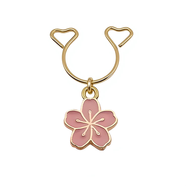 Pink Flower Adjustable Nipple Clamp SM Accessories - Pink B - 2 pack (one pair) - image 3