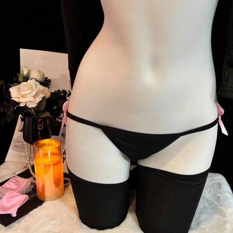 Kitty Bow Hollow Out Chain Lingerie Set - image 4
