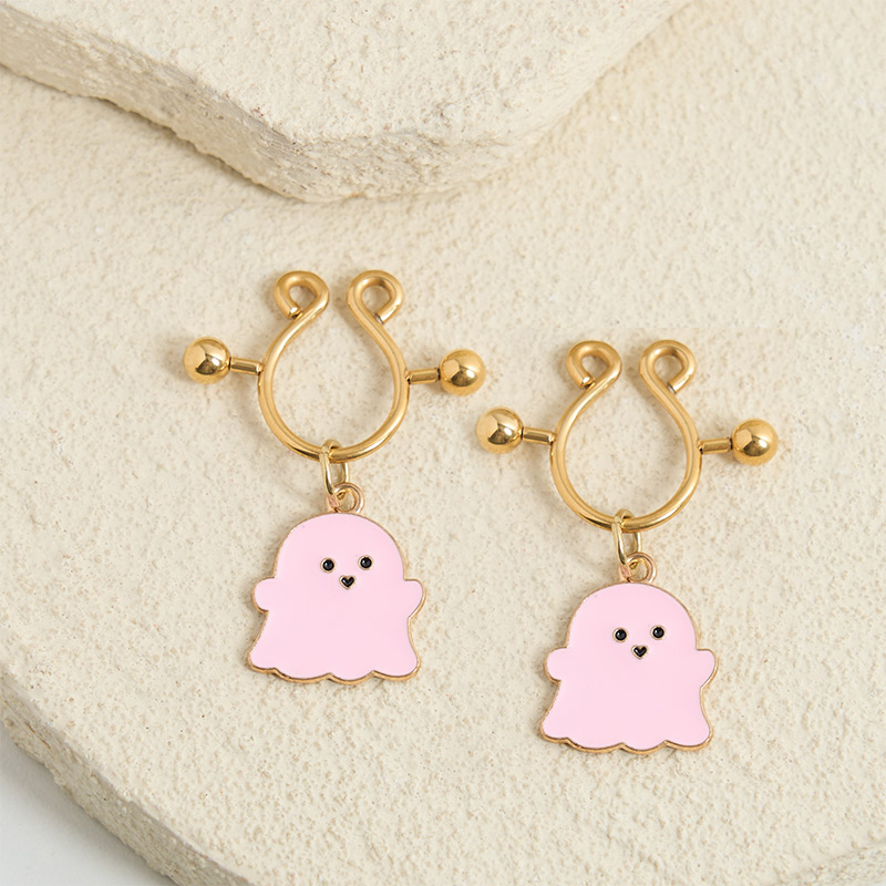 Pink Ghost Adjustable Nipple Clamp SM Accessories - Pink - 2 pack (one pair) - image 2