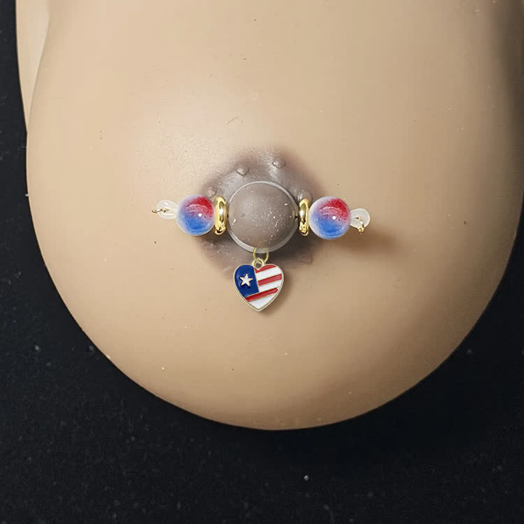 Cutout Heart Adjustable Non-Piercing Nipple Rings - image 2