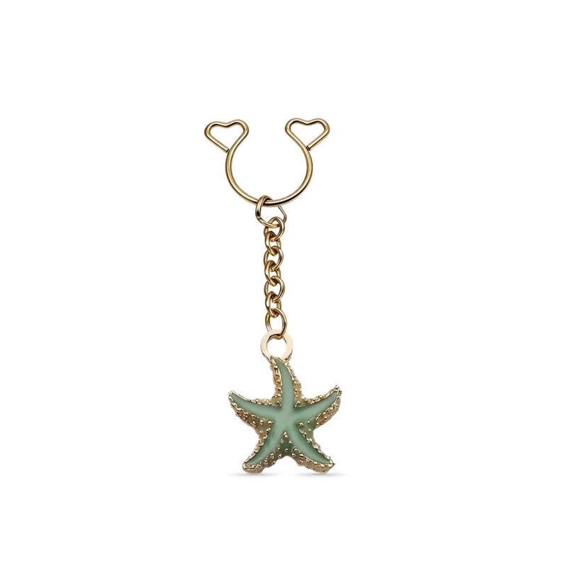 Starfish Chain Adjustable Non-Piercing Nipple Rings - image 6