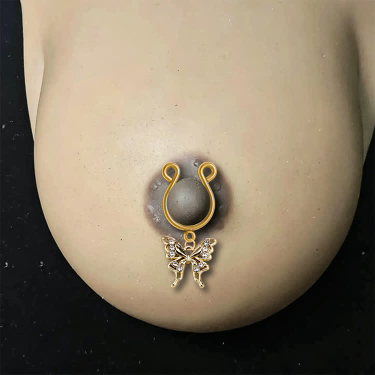 Crystal Wing Butterfly Adjustable Nipple Clamp SM Accessories - image 3
